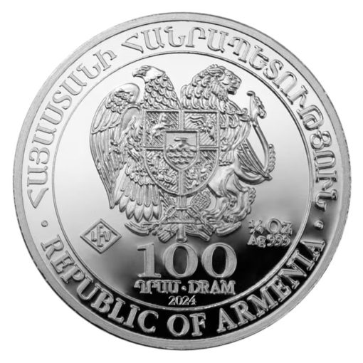 2024 (New) Armenian Noah's Ark 1/4 oz Silver Coin【20 coins】 - Image 3