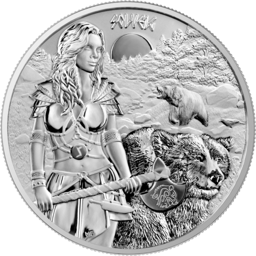 2024 (New) Germania Valkyries Solveig Silver 1 oz Coin