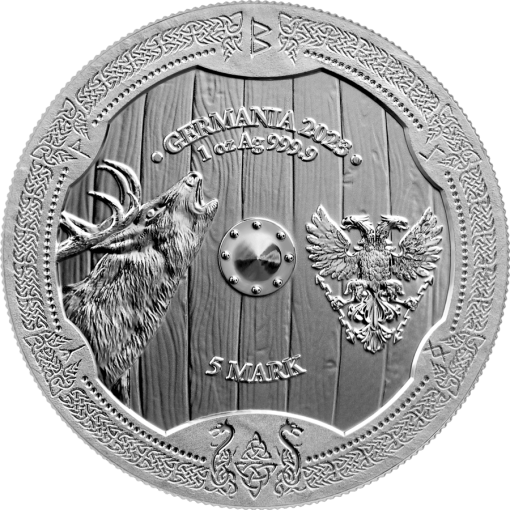 2023 (New) Germania Valkyries Ostara Silver 1 oz Coin - Image 2